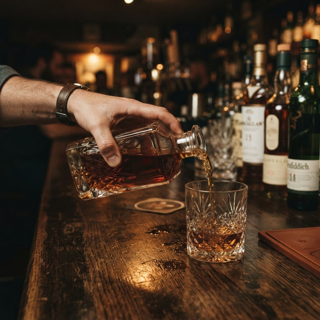 Poured slowly. Finished slower. Never rushed, never counted.